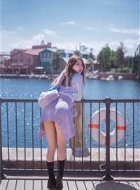 Kuragawa - NO.043 Japan Travel Shooting - Purple Disney Uniform(10)